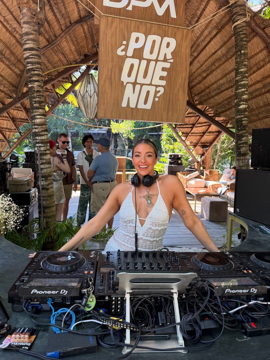 Lyndsay at Por Qué No? festival, Tulum